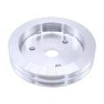 thumbnail image 1 of Polea de bomba corta,Polea de cigüeñal de 2 ranuras Accesorios para automóviles,Polea de cigüeñal de doble ranura conveniente,Piezas de repuesto Resistente Fácil de usar Alto, 1 of 8
