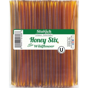 Stakich Wildflower Honey Stix, 100 Ct
