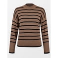 thumbnail image 4 of Cupshe Women's Knitwear Regular Length Long Sleeve Turtleneck Sweater, 4 of 5