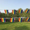 thumbnail image 4 of Miangastore Drapeaux Suspendus Colorés pour Décoration de Fête en Polyester Durable Parfait pour Intérieur, 4 of 8