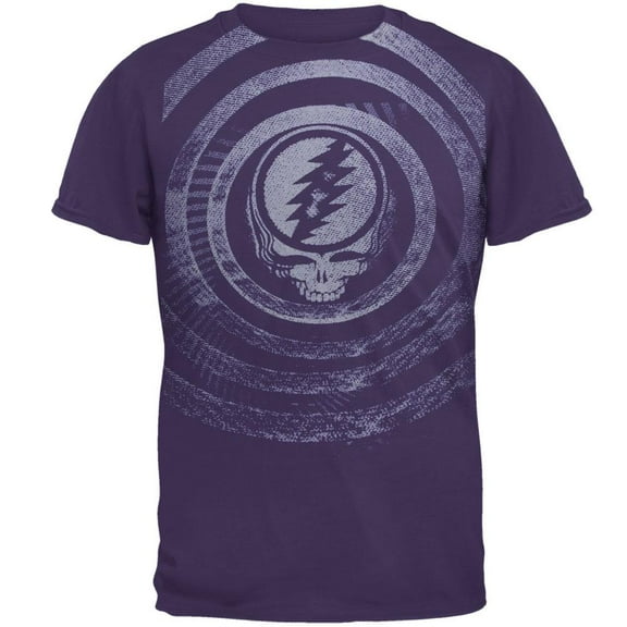 Grateful Dead - Steal Your Face Target Mens Soft T Shirt Purple LG