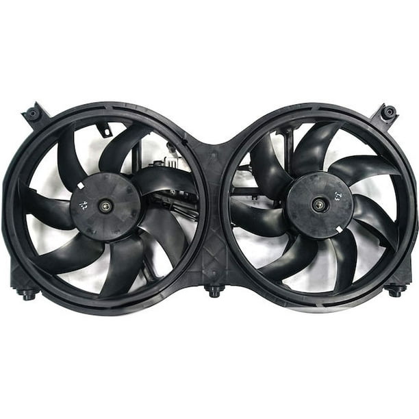 Dual Radiator Fan Assembly Compatible with 2014 2019 Infiniti QX60 2015 2016 2017 2018