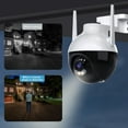 thumbnail image 4 of Cámara de seguridad HD de 4 MP, cámara WiFi de 2,4 GHz, cámara de seguridad para perros, cámara de vigilancia gran angular para exteriores, cámara inalámbrica para el hogar, 4 of 9