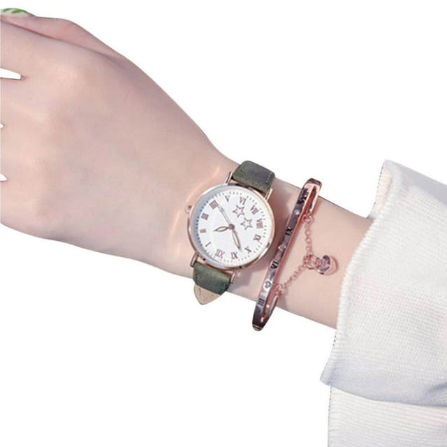 pitrice Montre Mignonne Lumineuse pour Femme, Montre Simple Étanche pour Femmes