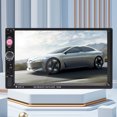 thumbnail image 1 of Reproductor MP5 para coche Audio automático de 7 pulgadas, compatible con Bluetooth, Audio Multimedia, TF, FM, prioridad de marcha atrás, 1 of 9