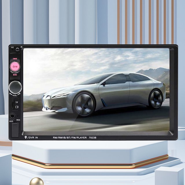 Reproductor MP5 para coche Audio automático de 7 pulgadas, compatible con Bluetooth, Audio Multimedia, TF, FM, prioridad de marcha atrás
