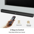 thumbnail image 4 of Kivdit Sound Bar for TV,Bluetooth 5.3 Soundbar with Subwoofer,Surround Sound System for TV Speaker, 4 of 7