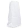 JAM Paper Kraft Lunch Bags, 6 x 11 x 3.75, White, 500/Box, Large