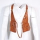 thumbnail image 3 of Bolso de hombro Yinane con arnés de cuero PU amarillo, 3 of 8