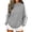 22# Gray, variant on Mock Neck Sweatshirt Women Fall Fashion Oversized Turtleneck Pullover Side Stripes Long Sleeve Casual Sweatshirts Light Green M