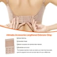 thumbnail image 3 of Extension Strap Bra Extenders 3 Rows 3 Hooks Women Accessories Multicolor Lengthened Back Replacement Intimates Underwear deep flesh, 3 of 7