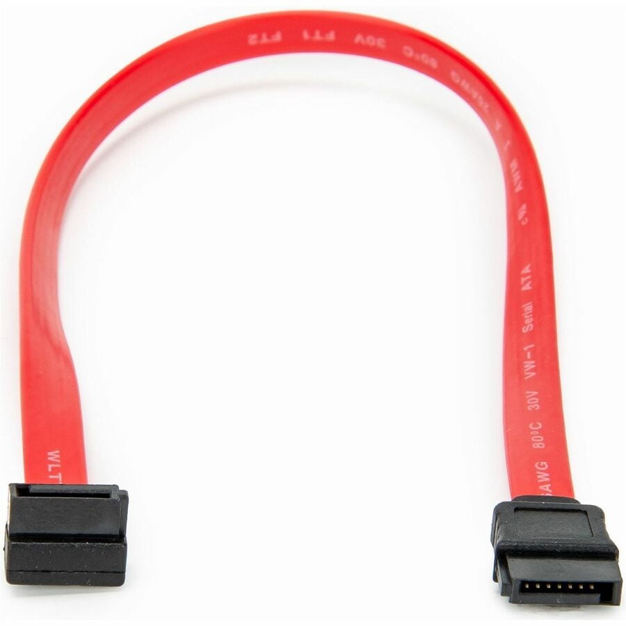 Rocstor Y10C862RD SATA to Right-Angle SATA Cable - 12" Red