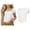 White, variant on T Shirts for Girls Short Sleeve Square Neck Ribbed Tshirts Kids Basic Plain Girl Tops,Beige,11-12 Years
