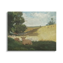 Stupell Warm Afternoon Winslow Homer Classic Landscape Painting Gallery Wrapped Canvas Print Wall Art