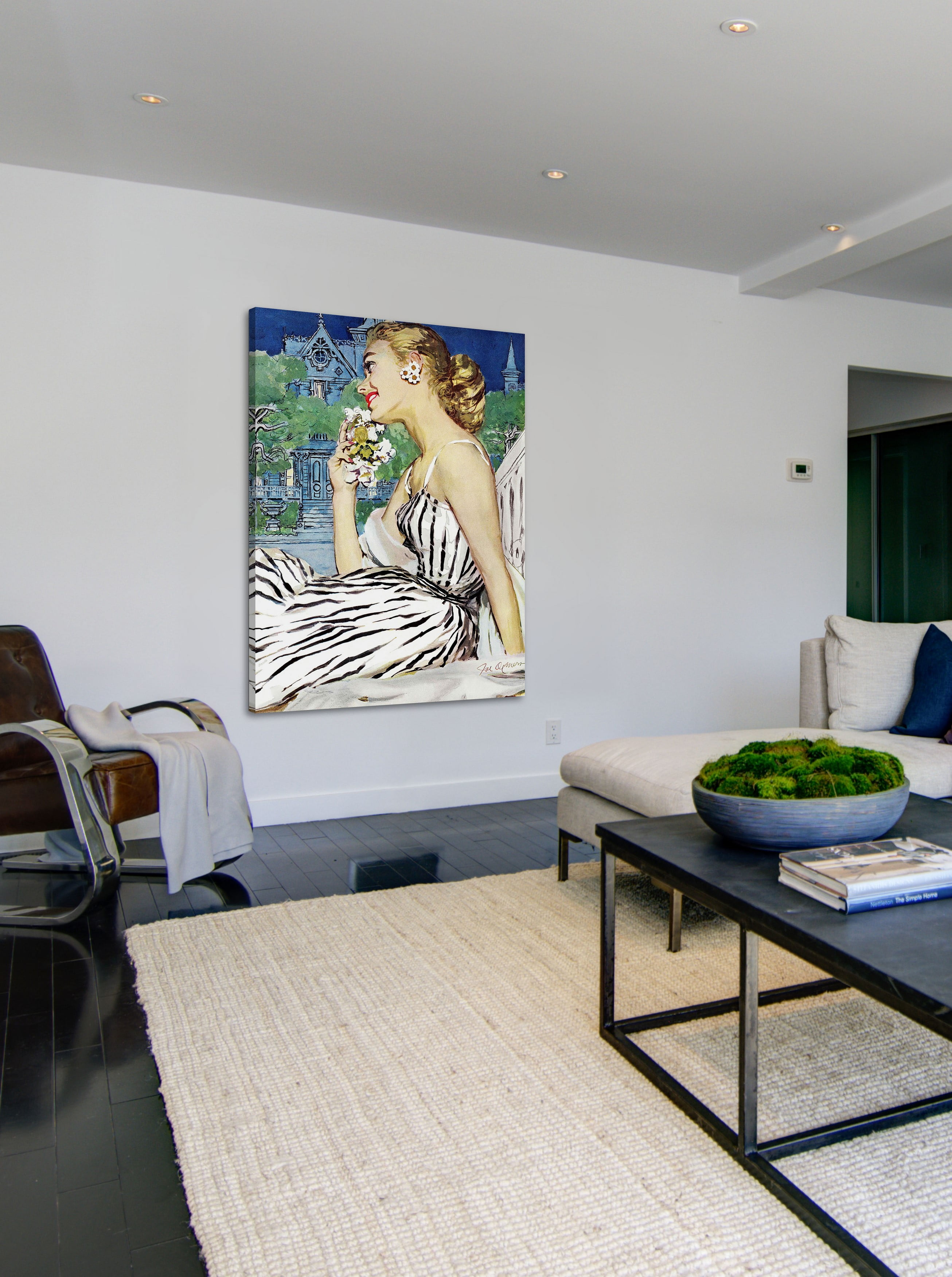 "Walk to the Dance" Painting Print on Wrapped Canvas