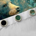 thumbnail image 4 of Erosebridal Jungle Animal Black Bear Black Out Curtains For Boys Girls,Teens Oil Painting Style Flowers Butterfly Curtains Pack of 2 (42x63 Each), 4 of 6