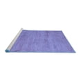 thumbnail image 2 of Ahgly Company Machine Washable Indoor Rectangle Abstract Blue Modern Area Rugs, 6' x 9', 2 of 4