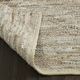 thumbnail image 6 of Hand-Woven Amara Leather and Cotton Area Rug, 6 of 8