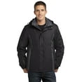 thumbnail image 1 of Port Authority J321 Colorblock 3-in-1 Jacket - Black/ Black/ Magnet Grey - Large, 1 of 2