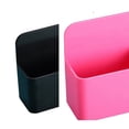 thumbnail image 5 of SeekLGT Magnetic Pencil Holder Black Marker and Eraser Organizer for Whiteboard Refrigerator Locker Storage Cup Office Accessories, 5 of 5