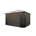 thumbnail image 2 of Sojag Savino 12 x 14 x 7 ft Grey Curtains For Savino Gazebo, Polyester, Outdoor Shades, 2 of 6