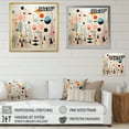 thumbnail image 4 of Designart "Pink Blue Mid Century curious Wonders I" Mid-century Canvas Art Print, 4 of 5