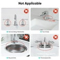 thumbnail image 4 of Protector antisalpicaduras para fregadero de cocina Snoquir de silicona 24" x 14 cm, 4 of 7