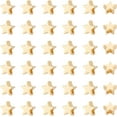 thumbnail image 1 of 24 piezas de separadores tubulares de latón chapados en oro de 18 quilates, separadores de columna de 6 mm, ideales para bisutería y otras manualidades., 1 of 4