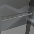 thumbnail image 3 of DreamLine Sapphire-V 56-60 in. W x 76 in. H Bypass Shower Door in Brushed Nickel and Gray Glass, 3 of 5