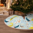 thumbnail image 5 of Sikiie Japanese Carps Nativity Christmas Tree Skirt, Jesus Christian Winter Holiday Tree Mat Decoration(30-48IN)48", 5 of 6