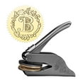thumbnail image 1 of Abbracc Metal Letter Embosser Embossing Machine Steel Stamp Hand Tool Stamping Tool Handheld Embosser Press for Crafts Book Name Card B, 1 of 8