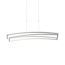 VONN Sirius 46" Integrated LED ETL Certified Linear Chandelier in Silver