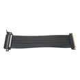 thumbnail image 1 of PCIE 4.0 GPU Riser Cable, High Speed Extension, Gold Plated, 180 Degree Angle for Easy Installation, Supports RTX4090, RTX3080ti, Supports X570, Black, 1 of 7