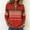 Red, variant on NominalSnug Sweatshirts for Women Half Zip Long Sleeve Sweatshir Striped Casual Pullover Tops for Fall Winter