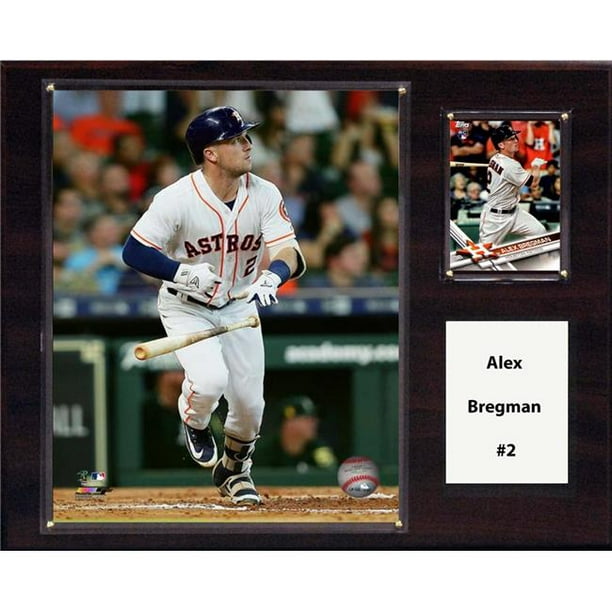 C&I Collectors 1215BREGMAN MLB Plaque de Joueur Alex Bregman Houston Astros
