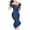Dark Blue Womens Summer Dress, variant on USSUMA Sundresses for Women Casual Summer Elegant Club Cocktail Bodycon Midi Beach Dress Ruffle Plus Sun Dresses Short Sleeve Off the Shoulder Dress Party Vacation