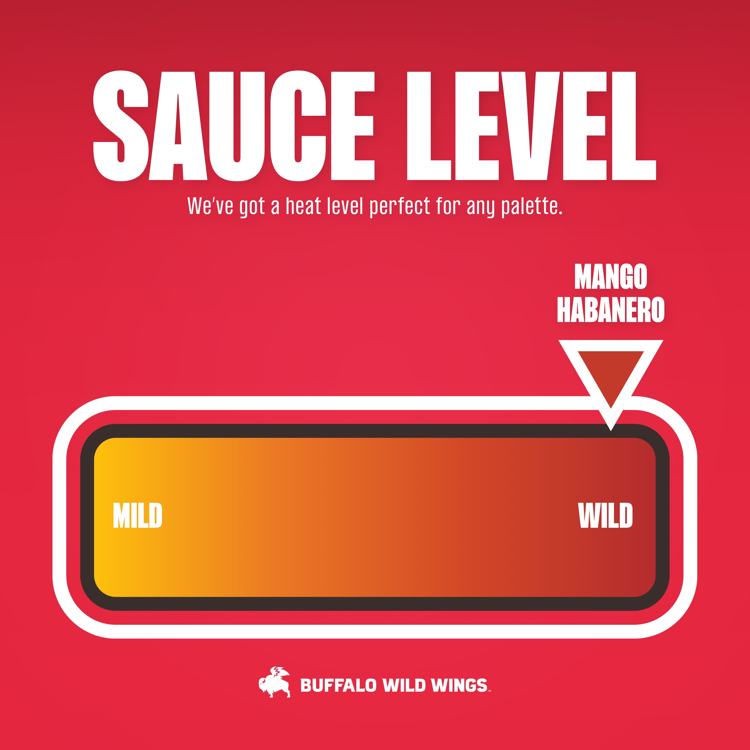 Buffalo Wild Wings Mango Habanero Sauce, 12 fl. oz.