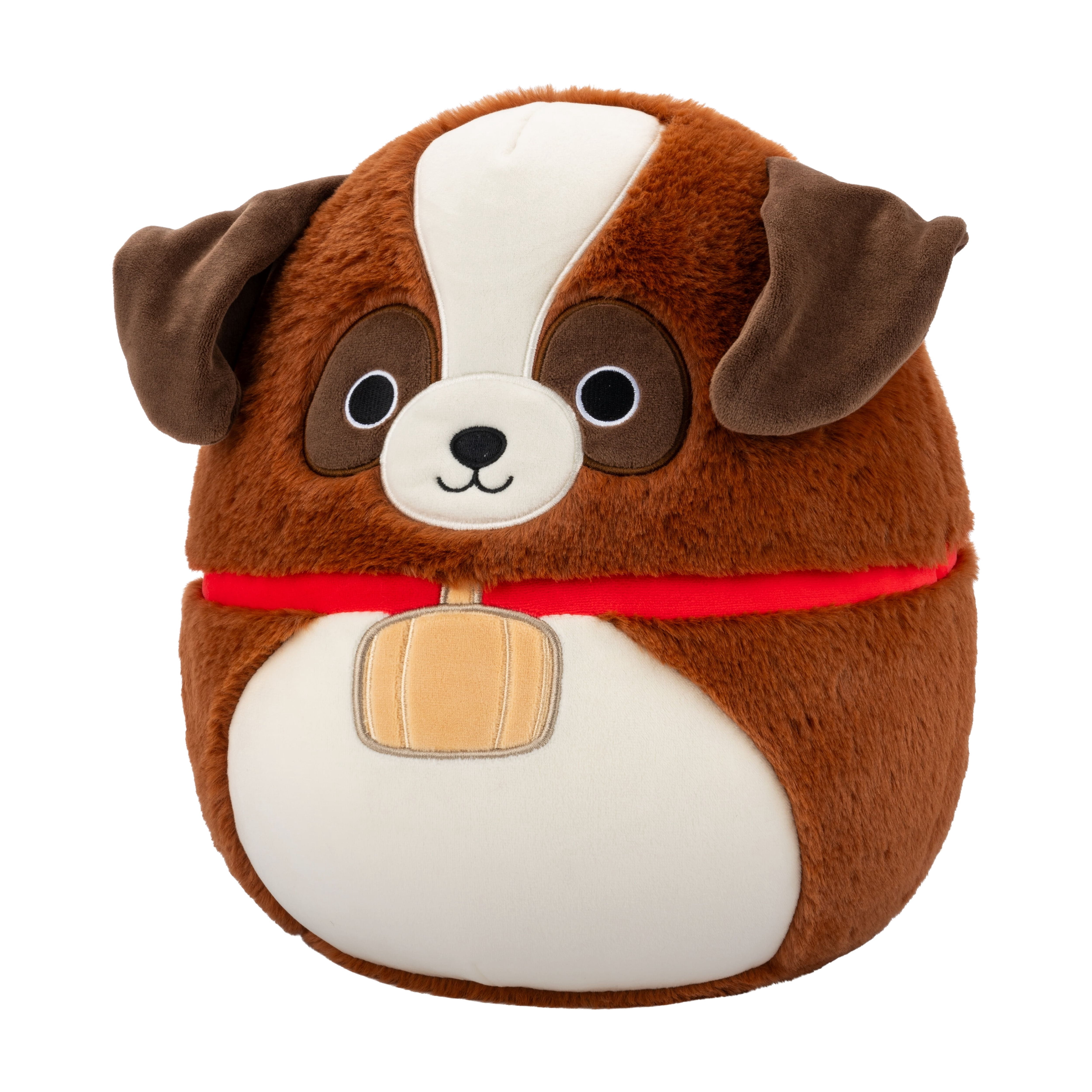 Squishmallows FuzzAMallow Official 12 inch Sassafras the Saint Bernard - Child's Ultra Soft Plush Toy