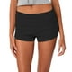 thumbnail image 1 of Pantalones cortos de pijama con cintura baja y doblez para mujer - Cintura elástica, poliéster elástico, ropa de dormir informal para verano, S-XL, 1 of 4