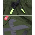 thumbnail image 3 of Men's Casual Cargo Pocket Pants Gym Workout Athletic Sport Drawstring Joggers (Olive, 2XL), 3 of 3