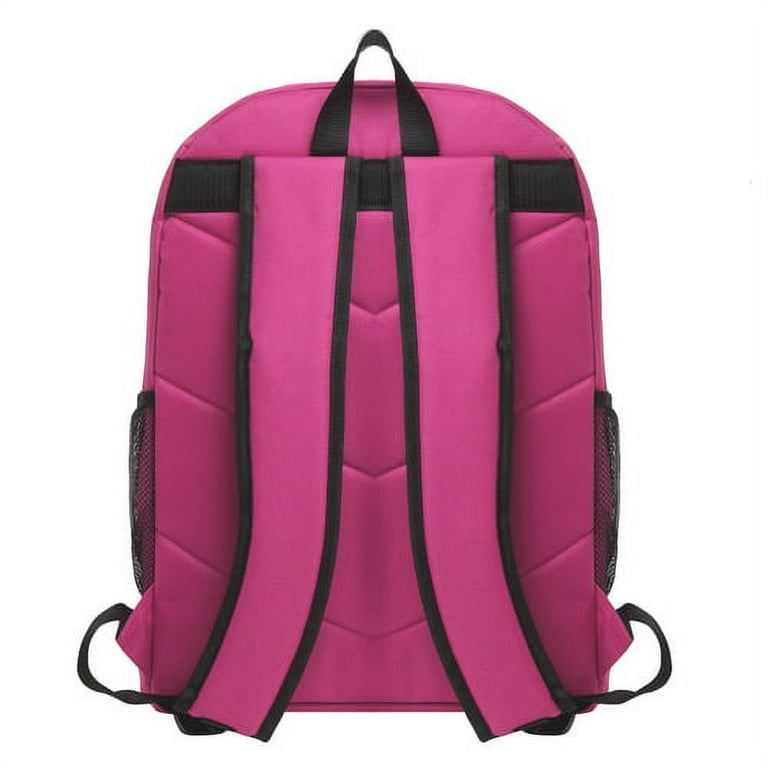 Pink backpack sales red
