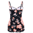 thumbnail image 4 of Mycoco Women's One Piece Swimdress Tummy Control Bathing Suit Monokini Ruffled Hem Swimsuits, 4 of 7