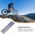 thumbnail image 5 of Linyer 12 Pieces Bike Spokes Modification Accessories Bicycles Components Universal Colorful Stainless Steel Spokes Wires Replacement Colorful 293MM, 5 of 7