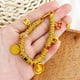 thumbnail image 2 of Pulsera chapada en oro estilo chino para mujer, 2 of 2
