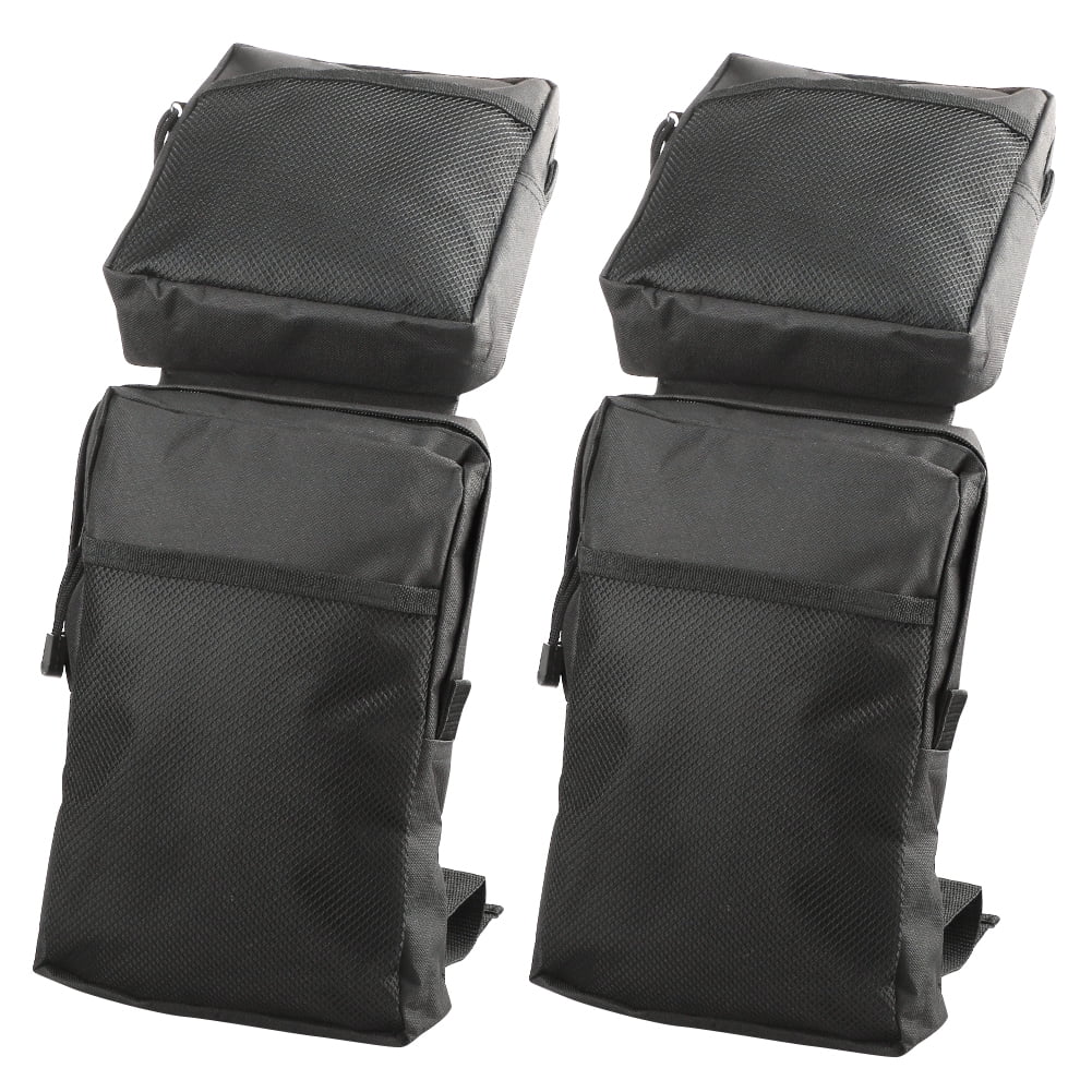 sugeryy 2PCS 600D Oxford ATV Fender Bags ATV Tank Saddle Bags Cargo