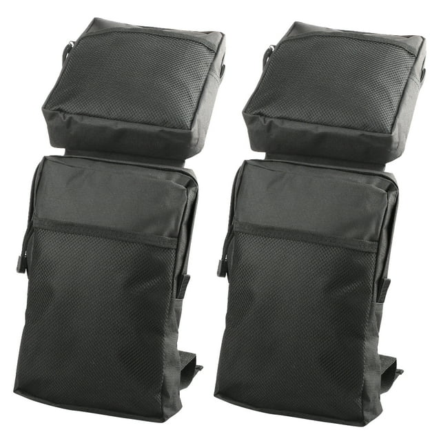 2PCS 600D Oxford ATV Fender Bags ATV Tank Saddle Bags Cargo Storage Hunting Bags