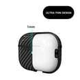 thumbnail image 6 of SaniMore for AirPods Pro 2nd Generation 2022 Case, Rugged PC Carbon Fiber Texture Ultra-Thin Cover Built-in Keychain Waterproof Designed Shockproof Protective Shell for AirPods Pro Gen 2, Black, 6 of 8