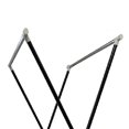 thumbnail image 2 of Benjara BM96035 Plastic & Metal Frame Folding Laundry Rack, Black & White, 2 of 5
