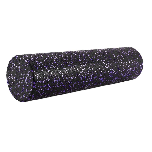 Rodillo de espuma para cuello, de Yoga, entrenamiento de cintura y espalda, rodillo de espuma ligero para Pilates Fitness Pilates para gimnasi Púrpura 24 pulgadas