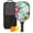 Black-3, variant on Pickleball Paddles Set Of 1, Fiberglass Surface, Vintage Floral Print, 1 Paddle, 2 Balls & Bag